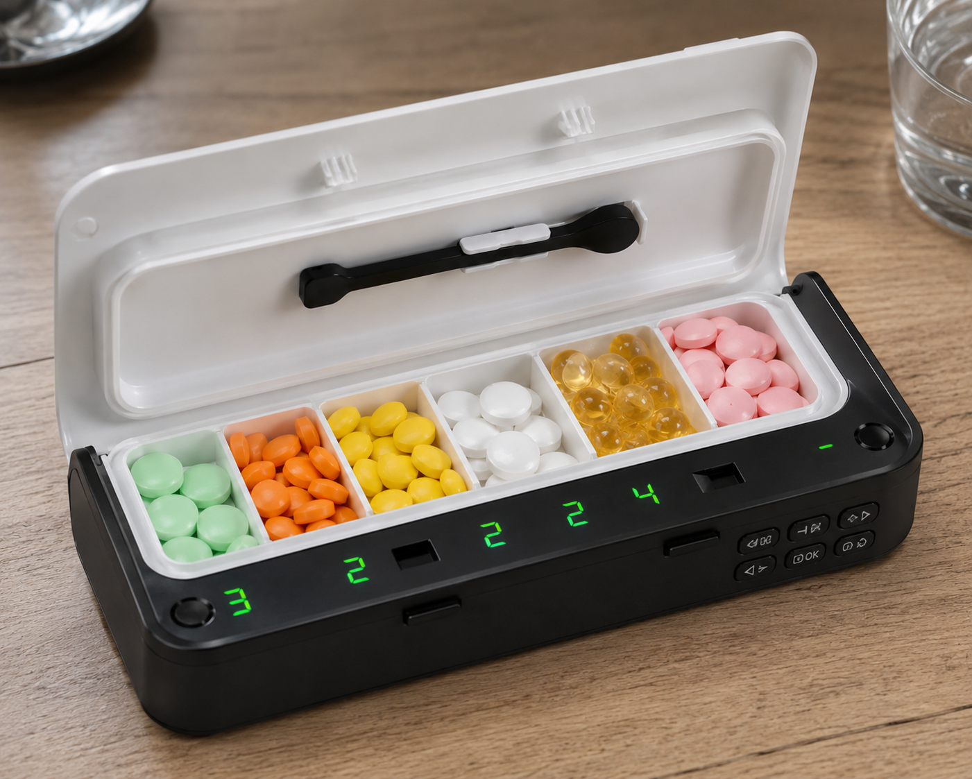 DoseGuard™ Smart Weekly Pill Organizer