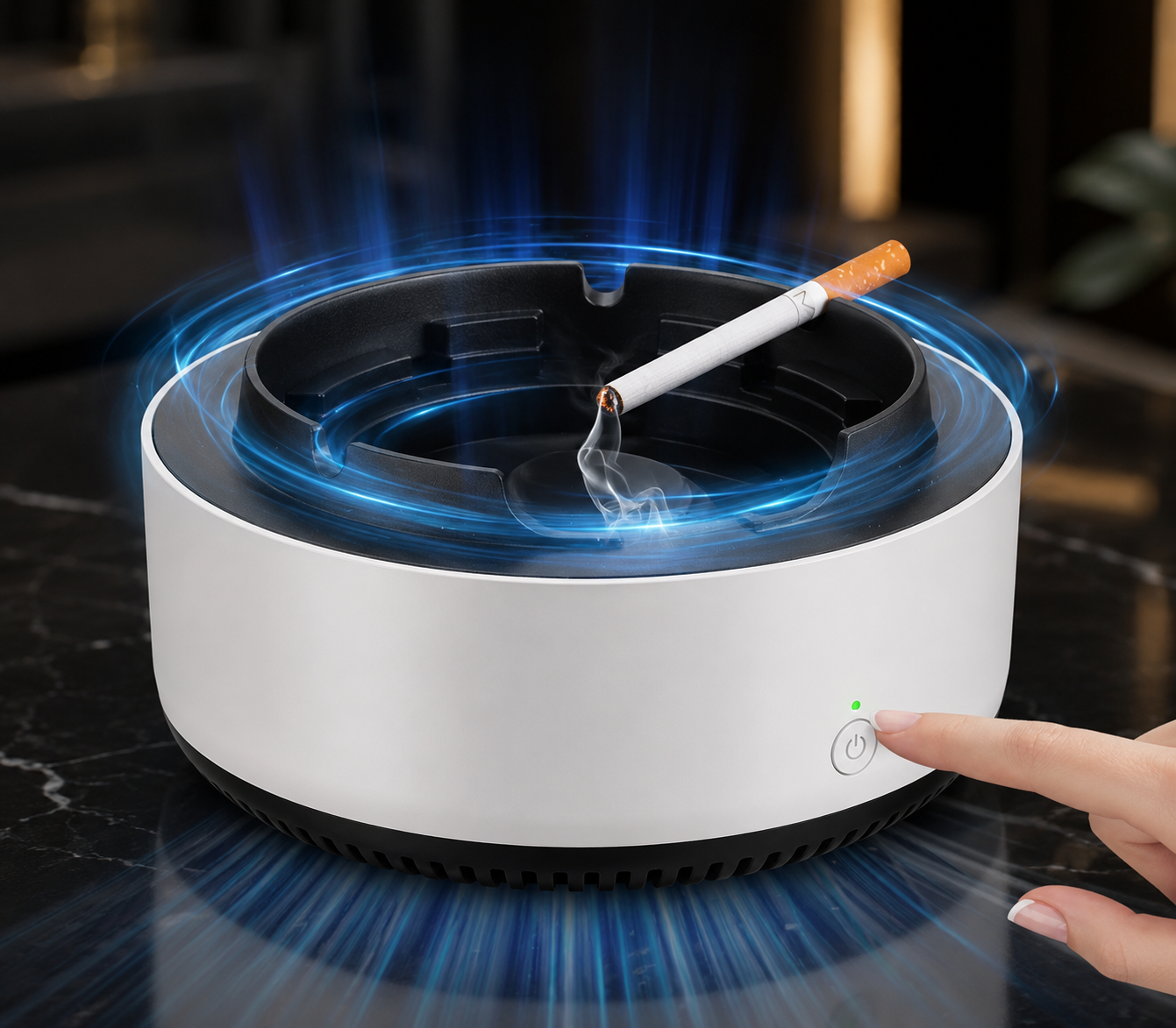 PureSmoke™ Smart Air Purifying Ashtray