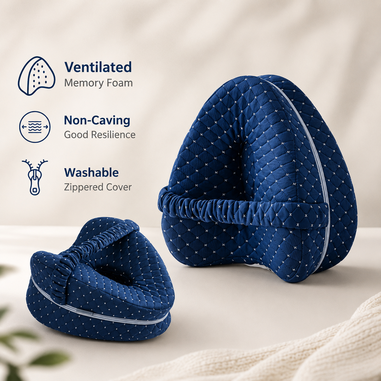 ComfortAlign™ Memory Foam Knee Pillow