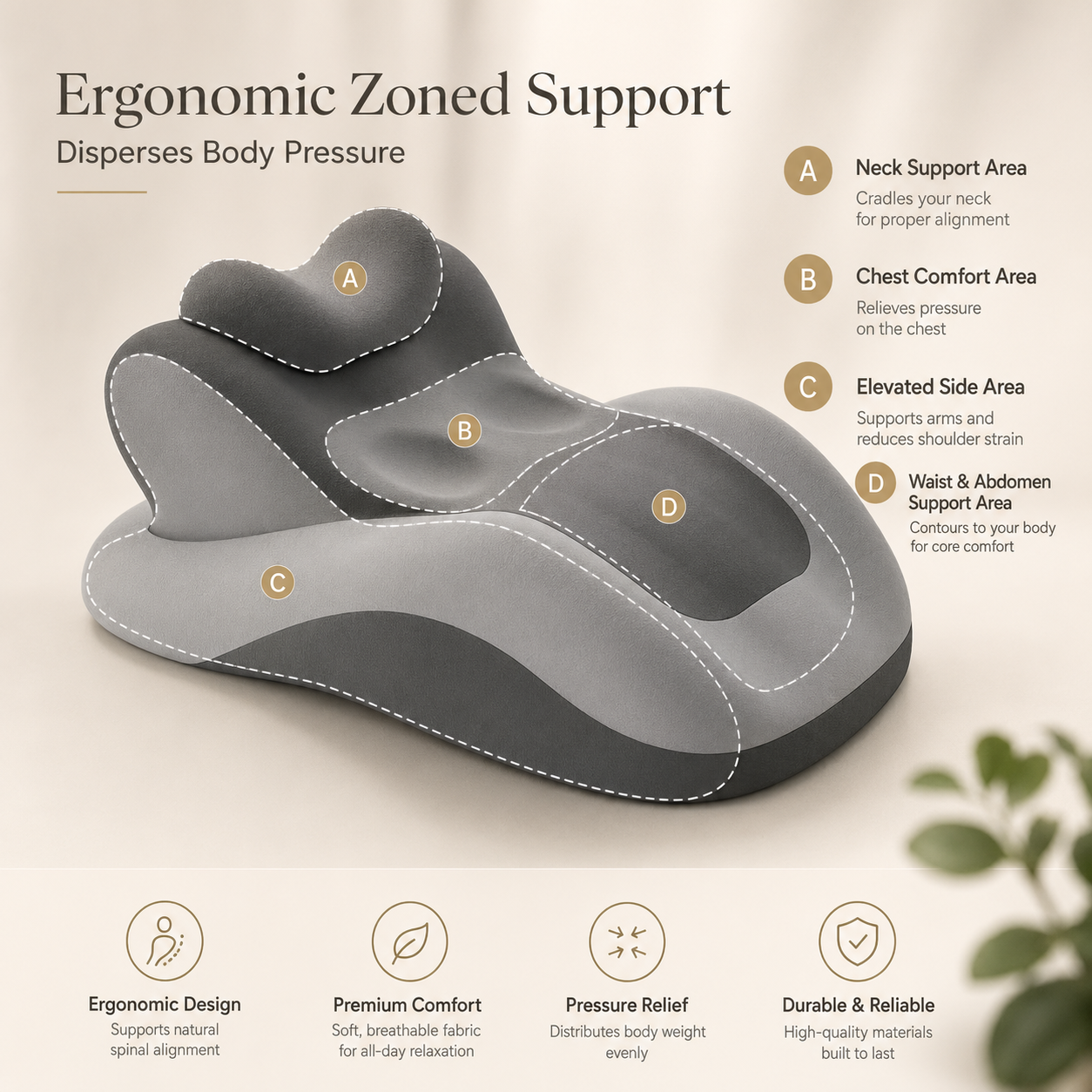 CloudNest™ Comfort Pillow