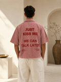 Y2K Red Plaid Slim-Fit Shirt - Want It Have That