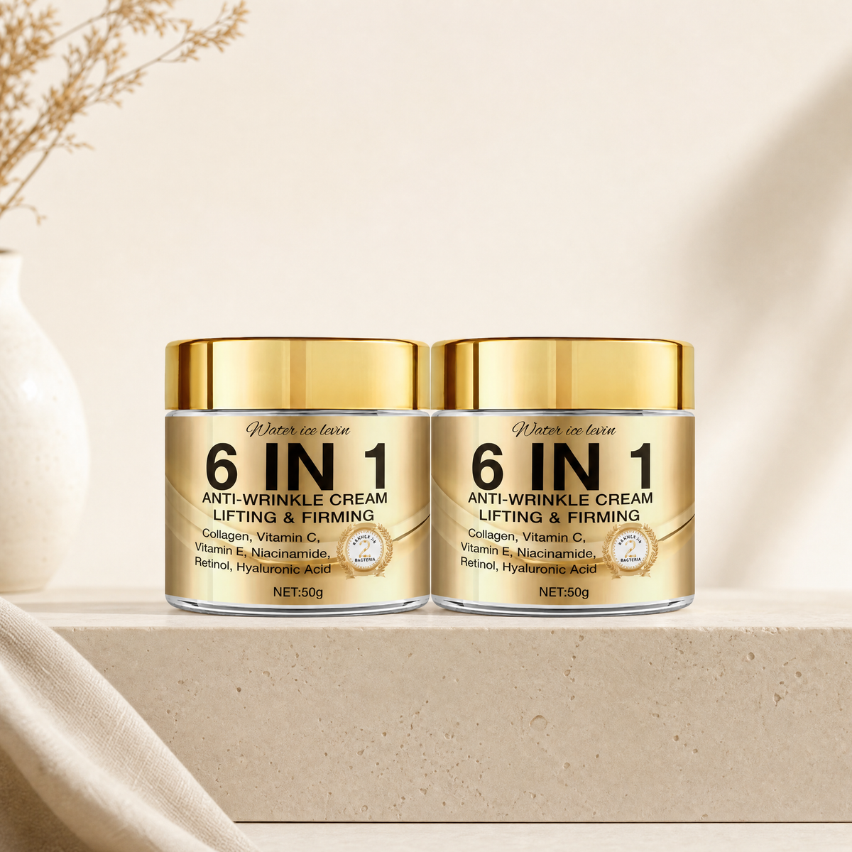 Collagen & Retinol Face Cream, WHITE